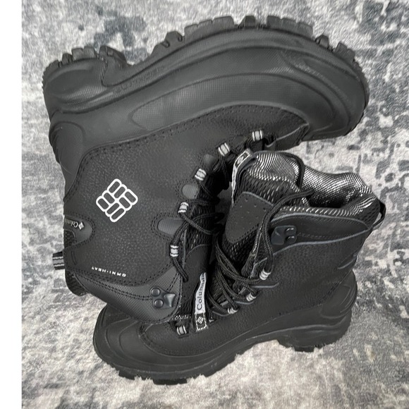 Columbia Arctic Trip Omni-Heat Men Boots 9.5 Black Waterproof Snow Winter YM5383 - Picture 8 of 10
